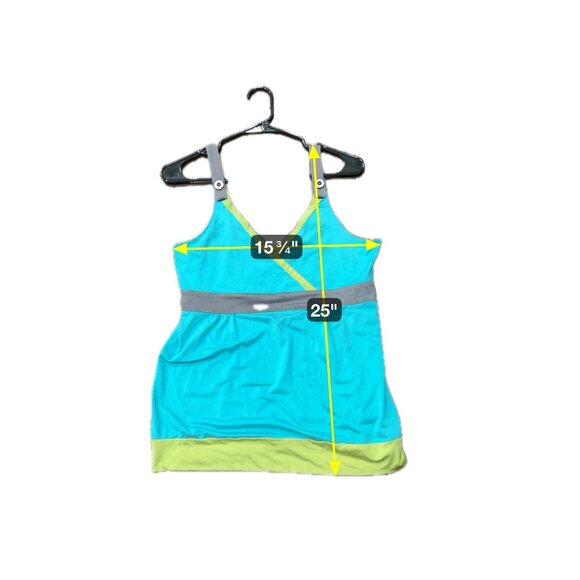 Matilda Jane Sleeveless Colorblock Tank Top Button Strap Accents Sz Medium - Picture 8 of 9